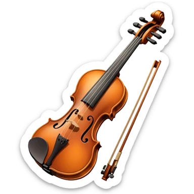 Violin sticker