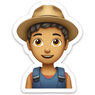 Garçon amoureux de fille sticker