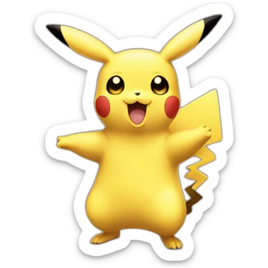 Picachu feliz sticker