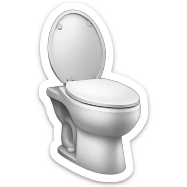 loaded toilet bowl sticker