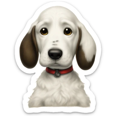 Snoopy by John Everett Millais sticker