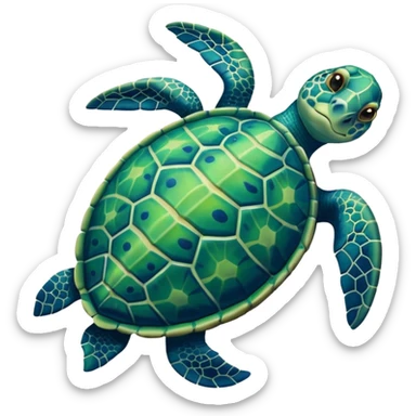 sea turtle sticker