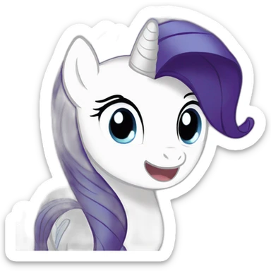 Rarity mlp sticker