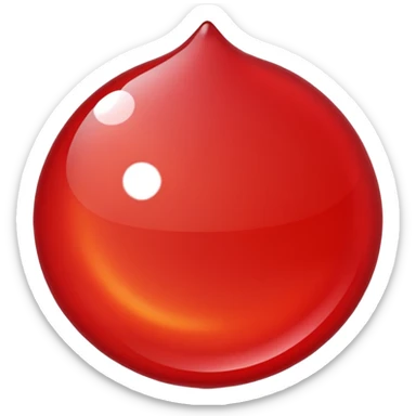 drop red stock market emoji sticker