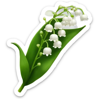  lily of the valley sticker