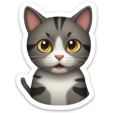 friday 13th cat sticker