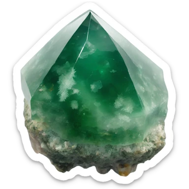 moss agate crystal  sticker