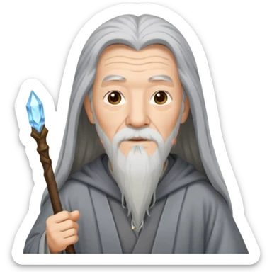 chinese gandalf sticker