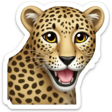 Leopard  sticker