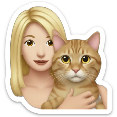 cat with dido sticker