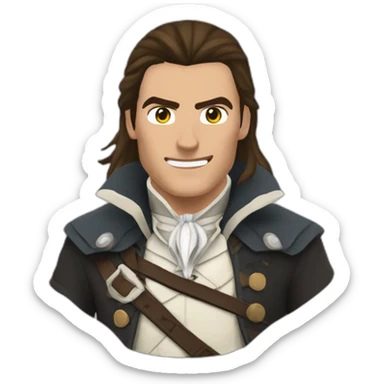 Connor Kenway Assassin's Creed sticker
