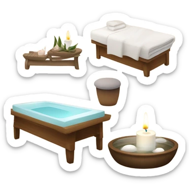 Wellness spa sticker
