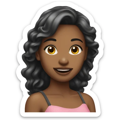 girl coquette sticker