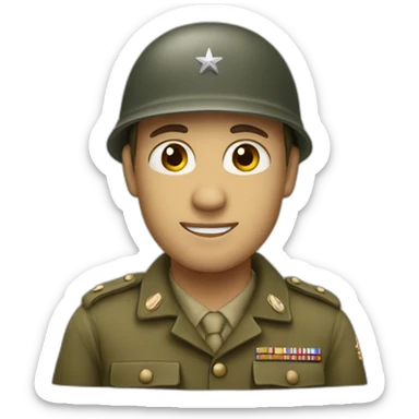 Soldier of the Second World War sticker