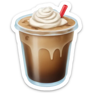 iced coffee sticker