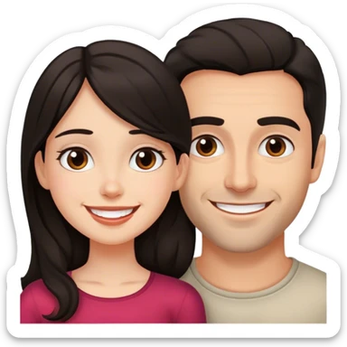 Girl loves a spanish guy  sticker