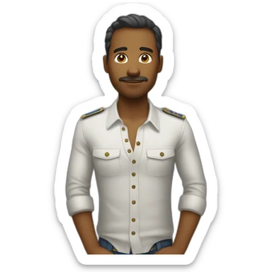 colombien qui se pose une question sticker