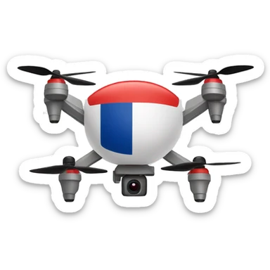 drone with czech flag sticker