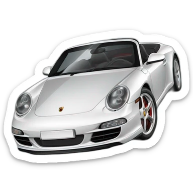 Porsche carrera 4s cabriolet  sticker