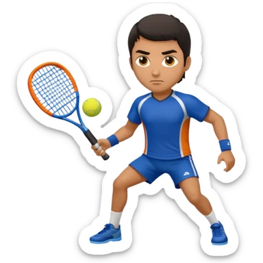 padel player latino sticker