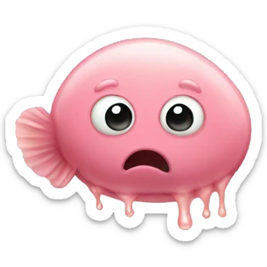 blobfish poop sticker