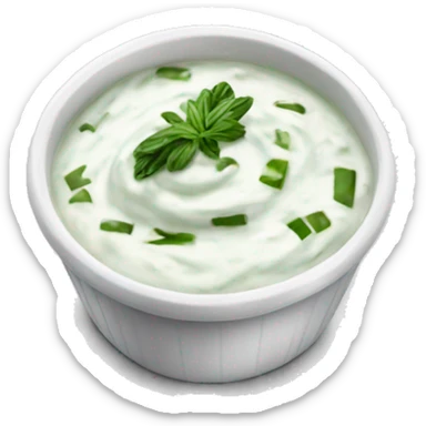 realistic Tzatziki sauce sticker