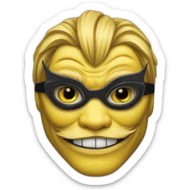 jim carrey in the film the mask wearing a cat costume sticker