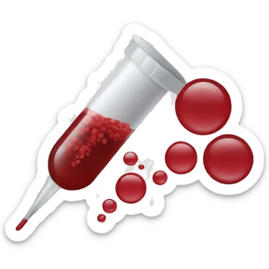 blood test sticker
