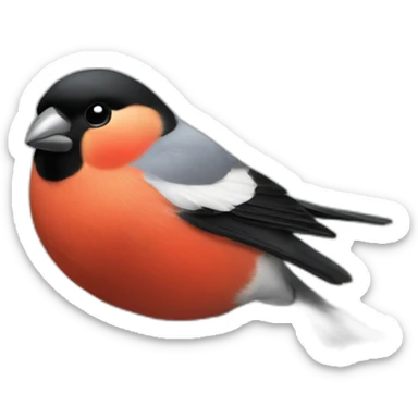Bullfinch at the MacBook  sticker