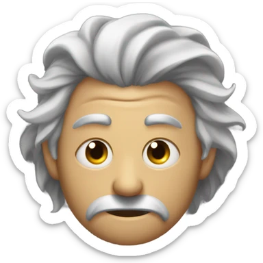 the character "Victor" from arcane. He has disheveled hair, eyebags, an old face because he is old, mid 40's. "Arcane" (the show) arstyle, saying "Good night" sticker