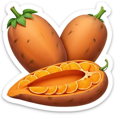 patate douce sticker