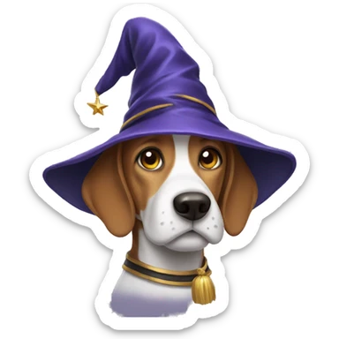 Wizard beagle  sticker