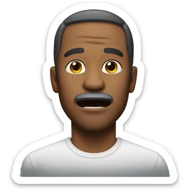 The man whose jaw dropped sticker