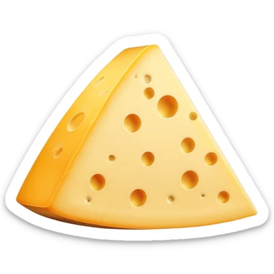 cheese wedge sticker