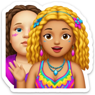 Vibrant Festival Singer sticker