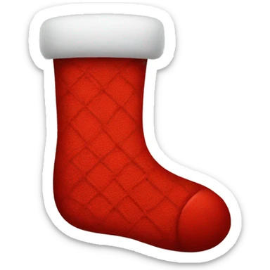 red christmas sock sticker