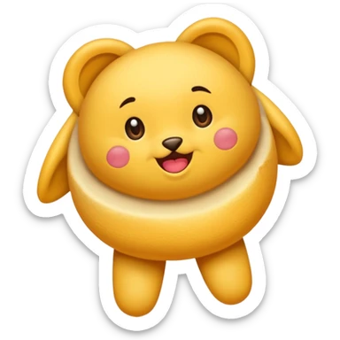 Emouji de un chita de cuerpo completo sticker