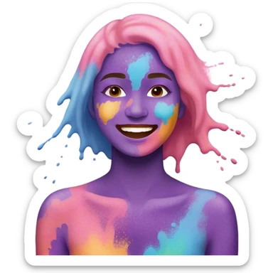 Holi  sticker