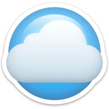 cloud storage sticker