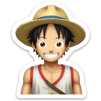 Luffy-V4 sticker