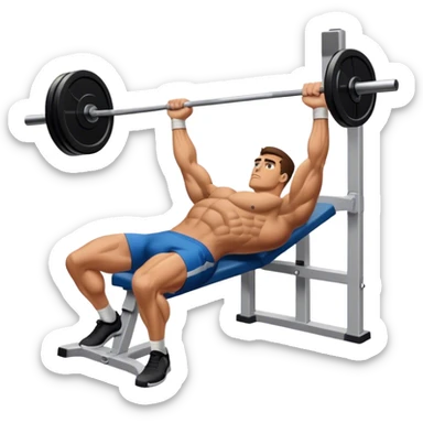 close-grip flat-benchpress sticker