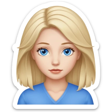 Woman with Karen hair sticker