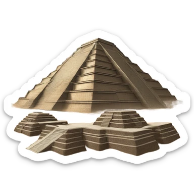 Pyramid of the moon sticker