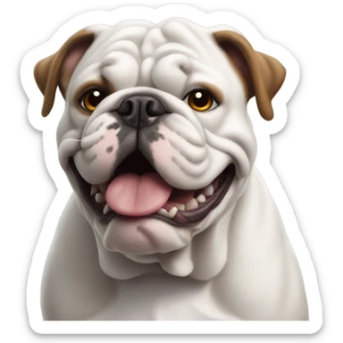 bulldog  sticker