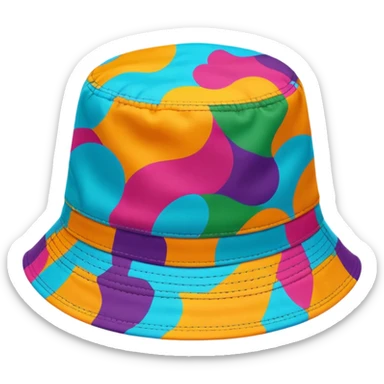 Emoji de bucket hat sticker