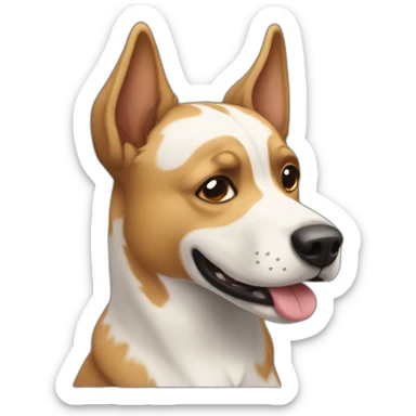 perro ladrando sticker