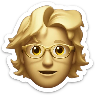 "TE++" in gold letters on a purple hexagon background  sticker