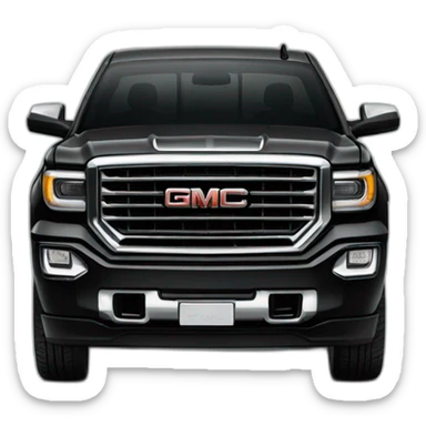 GMC sierra black sticker