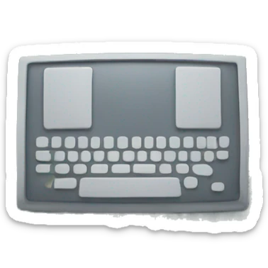 a computer barfing code sticker