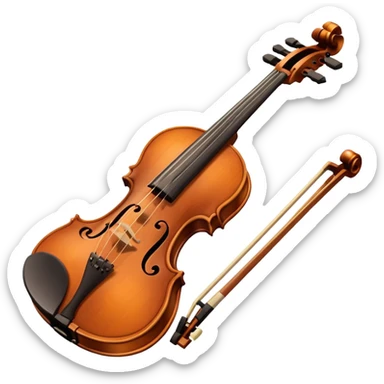  violin sticker